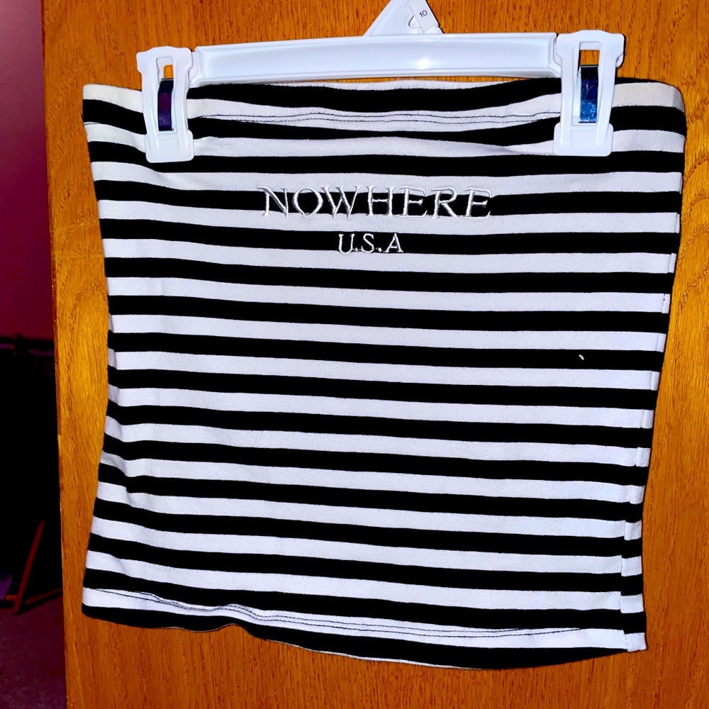 Forever 21 Striped Tubetop